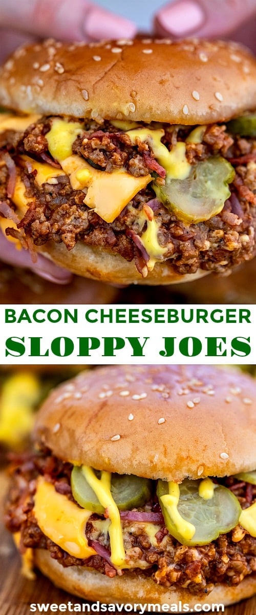 Bacon Cheeseburger Sloppy Joes