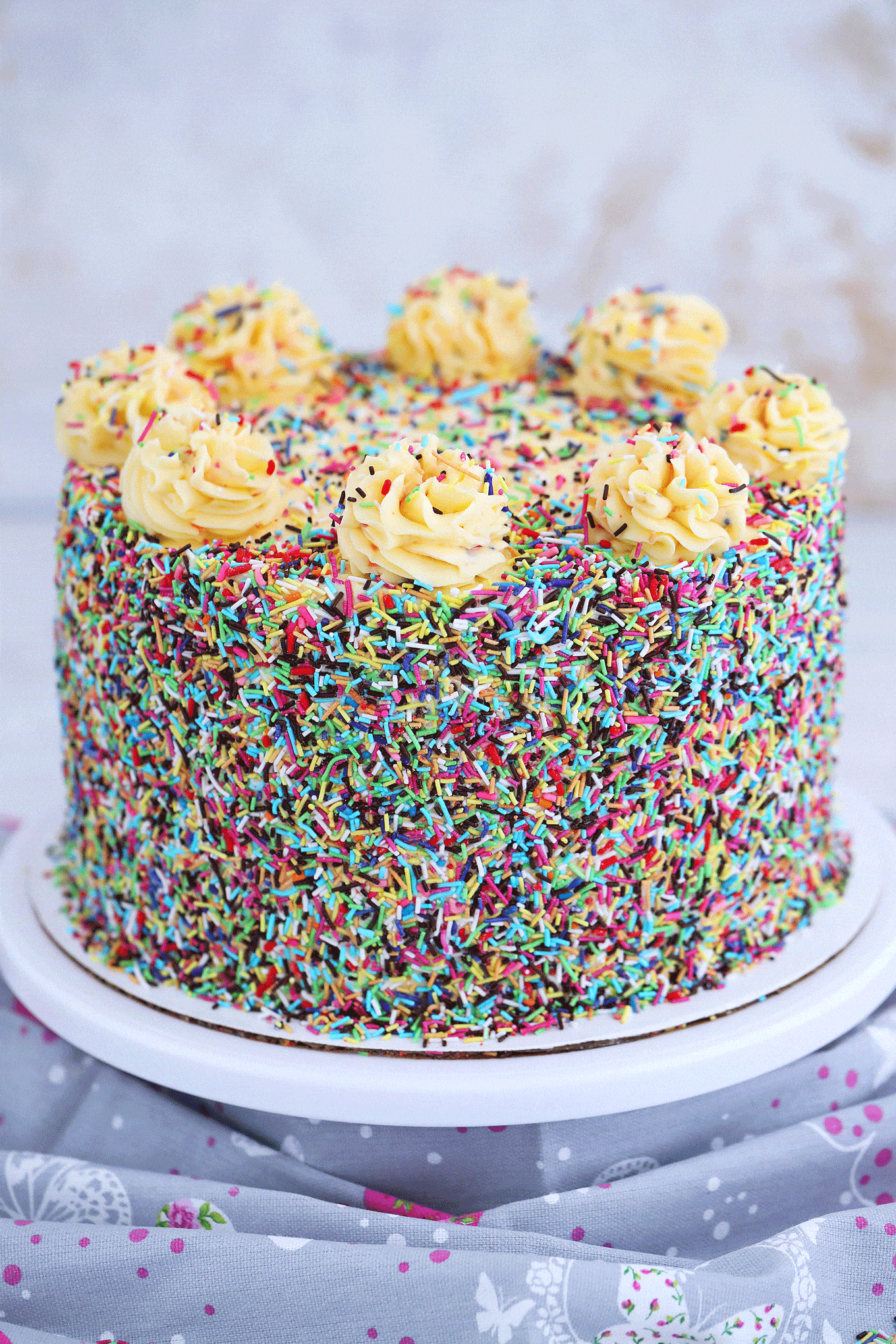 Rainbow Surprise Inside Cake Recipe - BettyCrocker.com