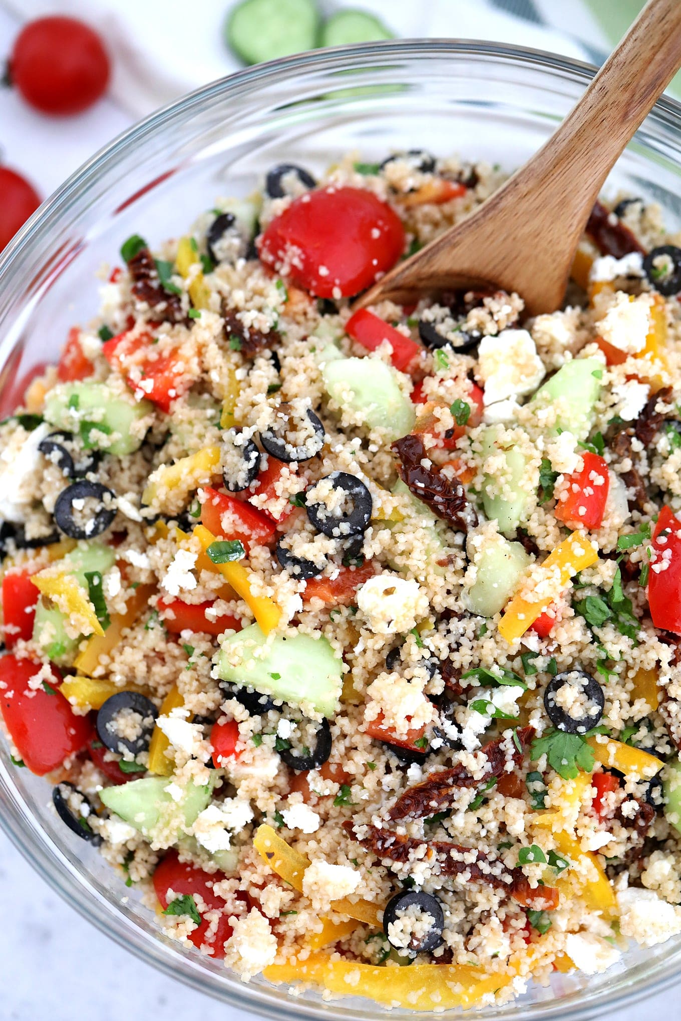 Mediterranean Couscous Salad [video] - Sweet and Savory Meals