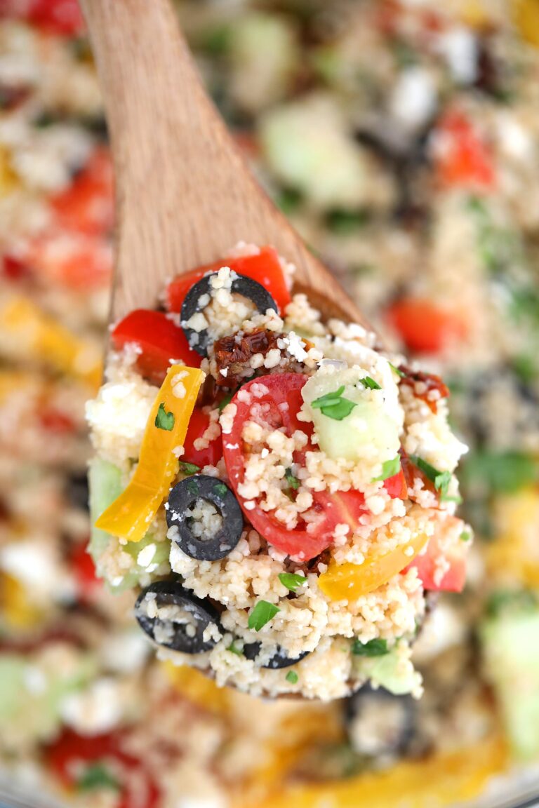 Mediterranean Couscous Salad [video] - Sweet and Savory Meals