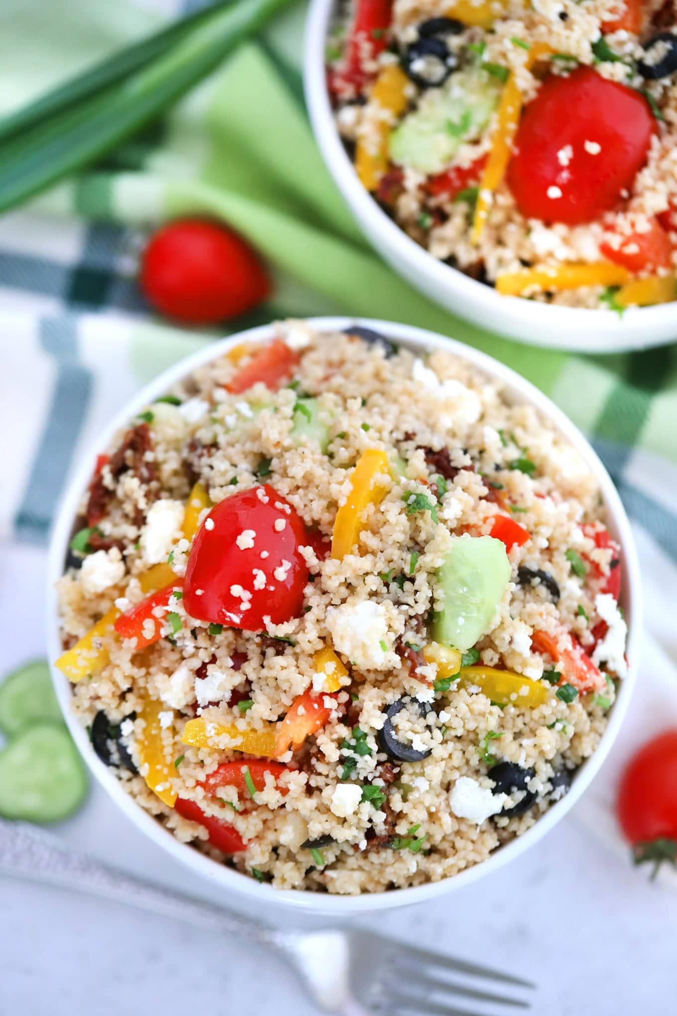 Mediterranean Couscous Salad [video] Sweet and Savory Meals