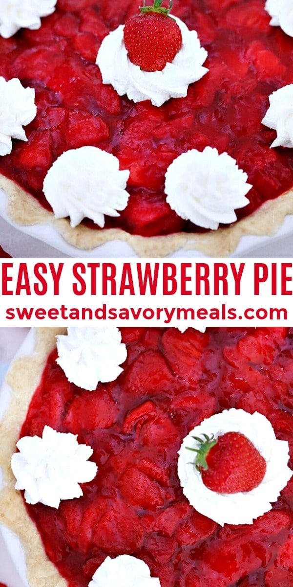 homemade strawberry pie pin