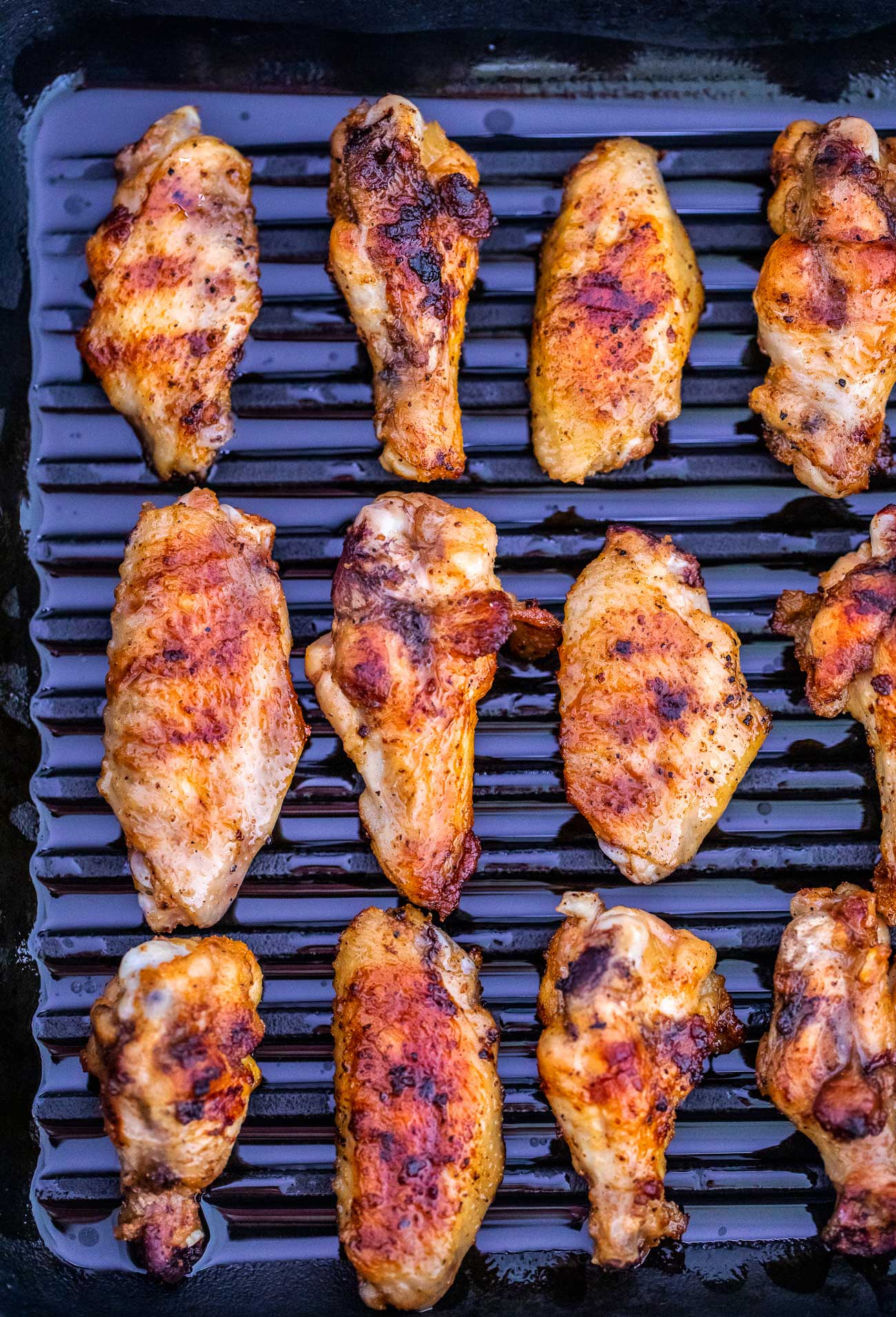 Cooking wings clearance on the grill