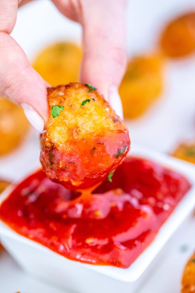 Cheesy Homemade Tater Tots ~Sweet & Savory