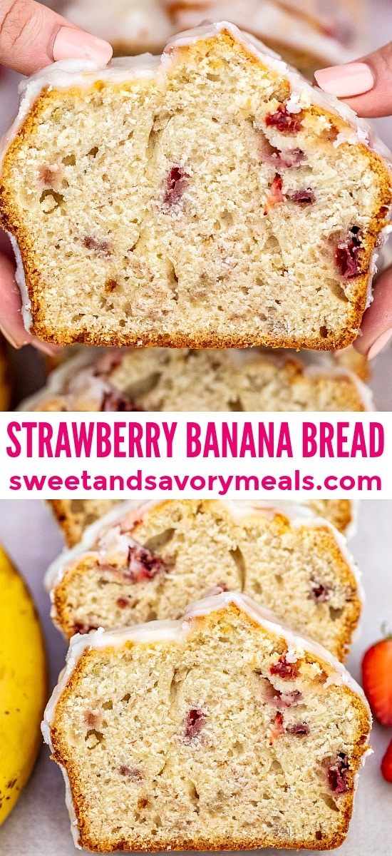 Image of best strawberry banana bread.