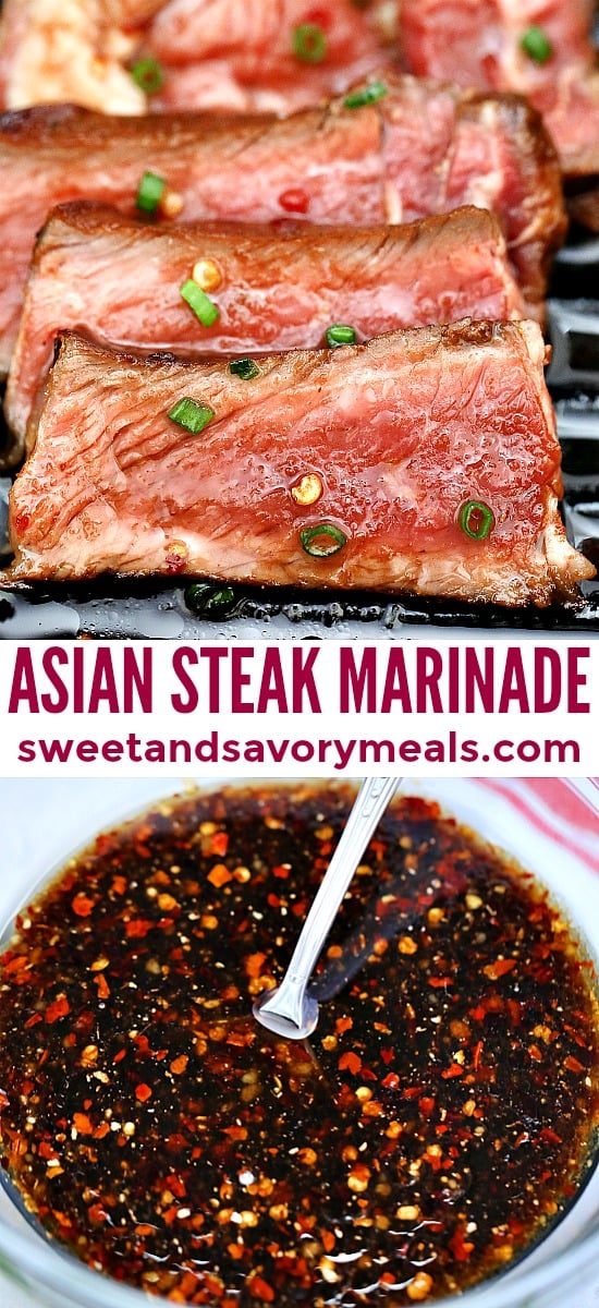 Asian steak marinade photo. 