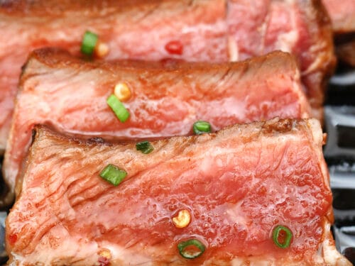 Striploin steak clearance marinade