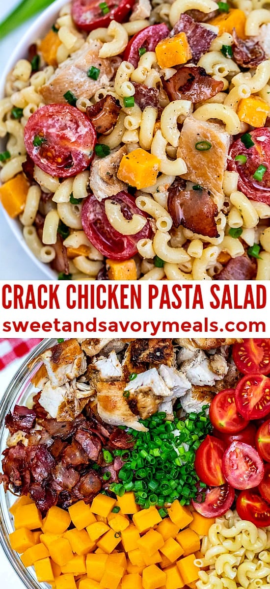 Crack Chicken Pasta Salad