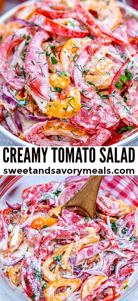 Creamy Tomato Salad