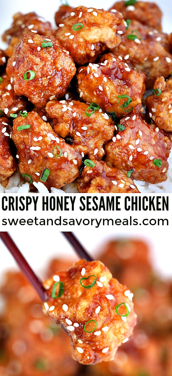 CRISPY HONEY SESAME CHICKEN