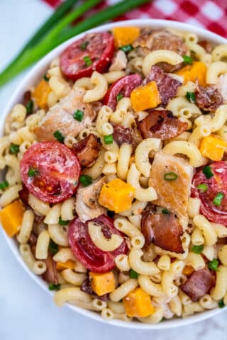 Crack Chicken Pasta Salad