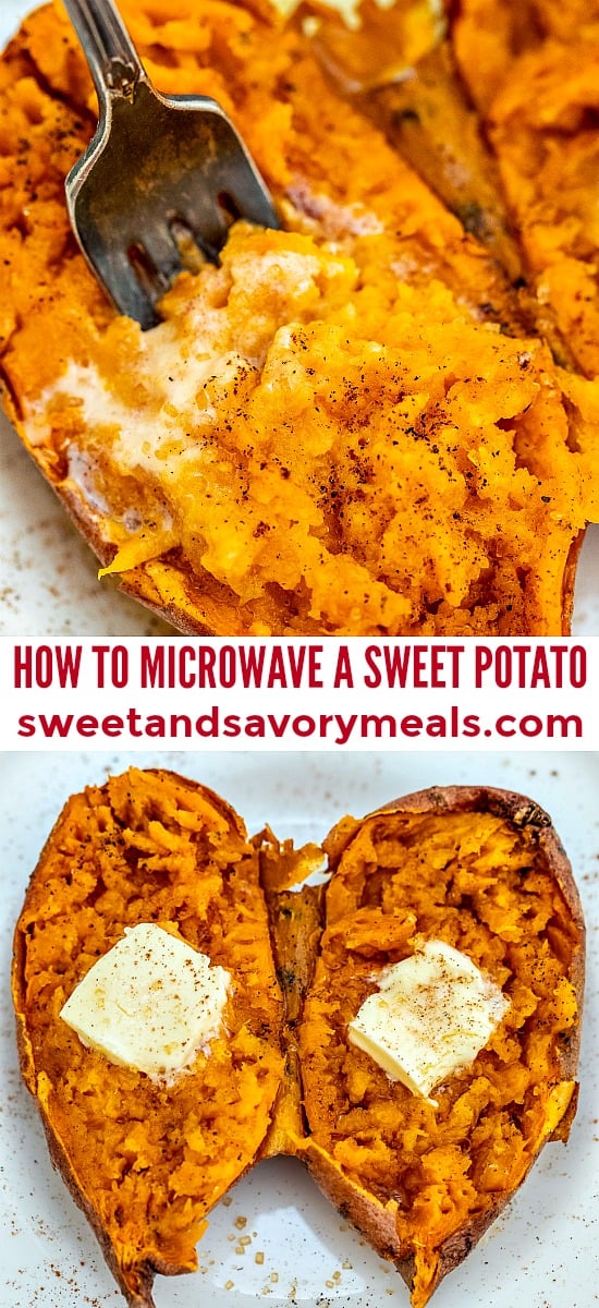 How to Microwave a Sweet Potato Recipe [Video] S&SM