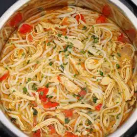Instant Pot Asian Chicken Noodle Soup