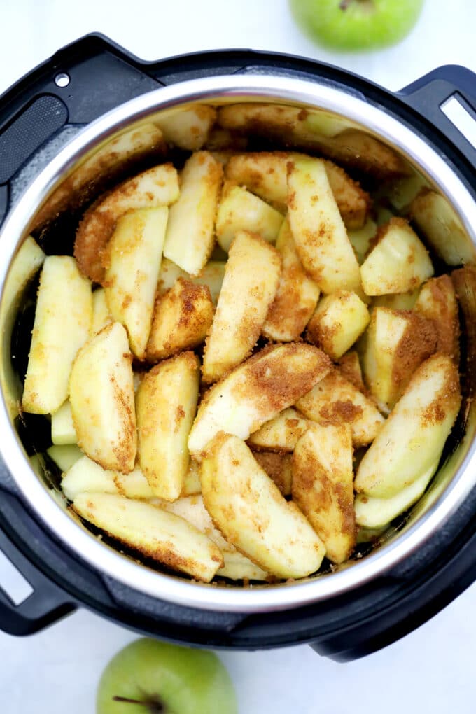 instant pot stewed apples