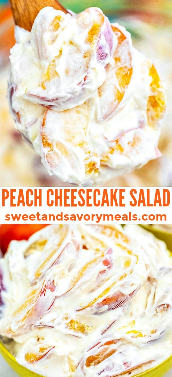 Peach Cheesecake Salad