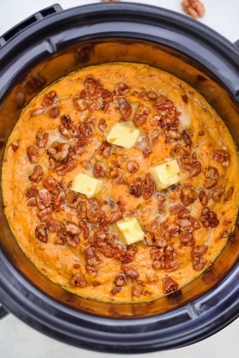 Slow Cooker Mashed Sweet Potatoes