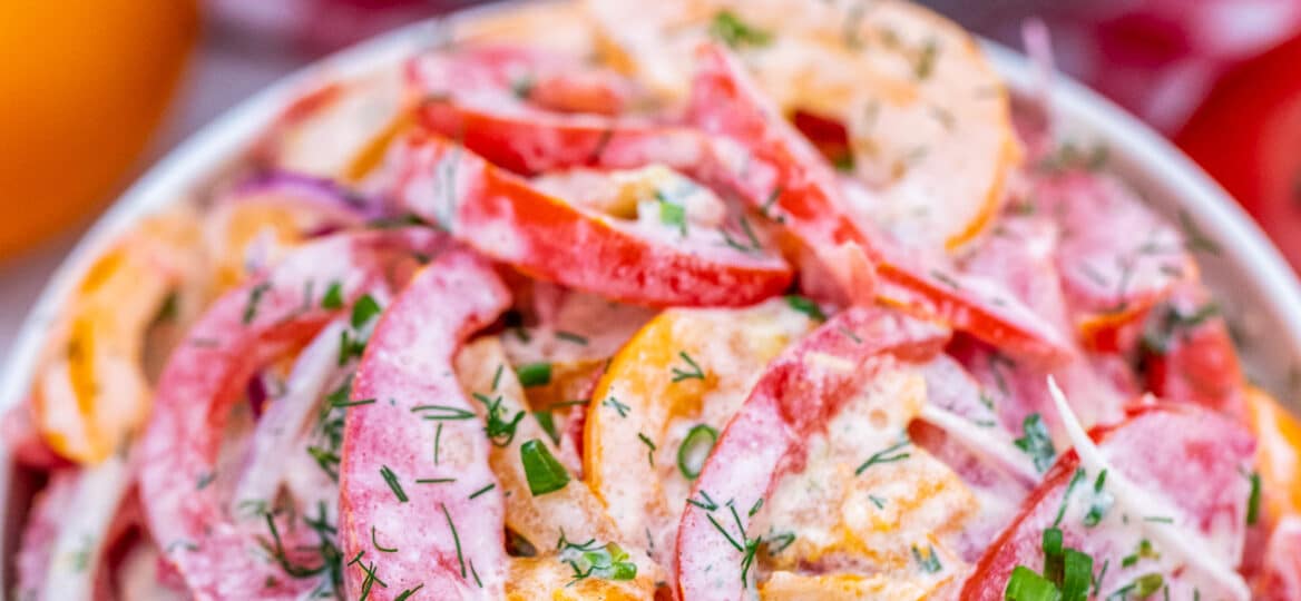 Creamy Tomato Salad