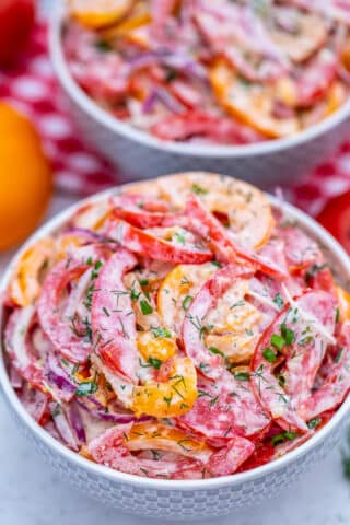 Creamy Tomato Salad