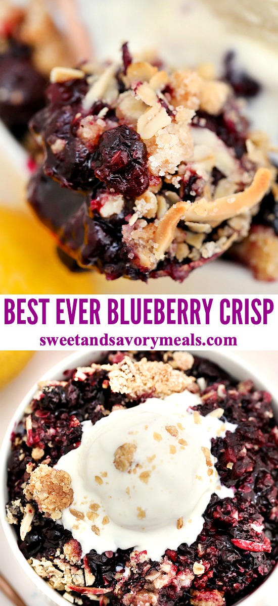 Blueberry Crisp Recipe