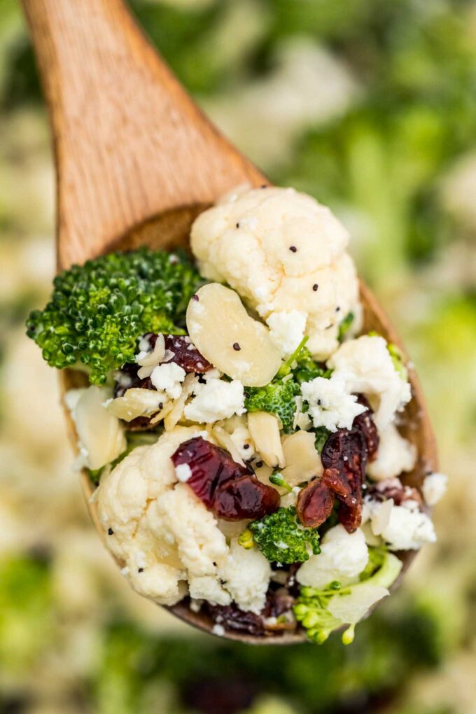 Broccoli Cauliflower Salad