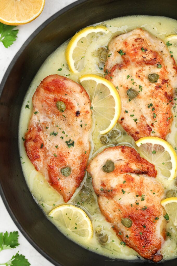 Lemon Chicken Piccata - Sweet and Savory Meals