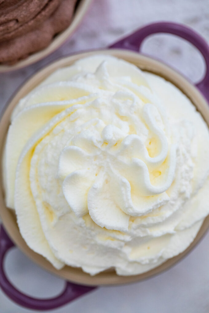 sweet whipped cream recipe