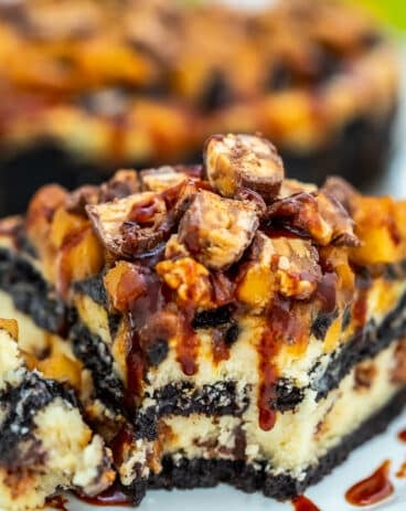 Apple Snickers Cheesecake