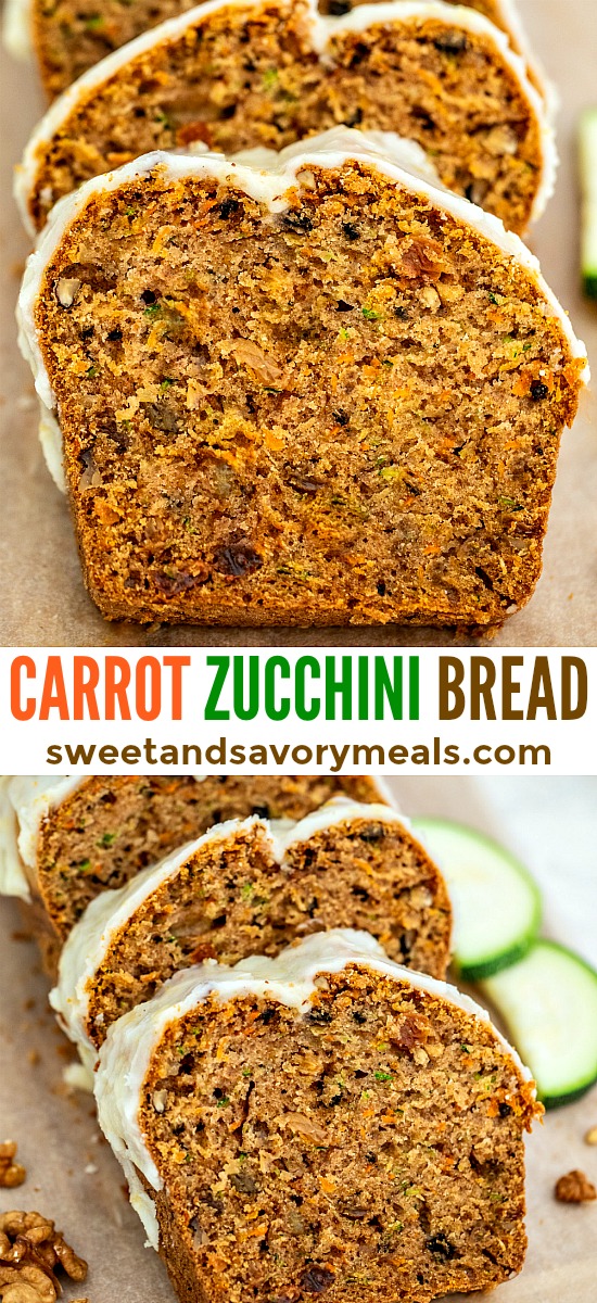 Carrot and zucchini bread