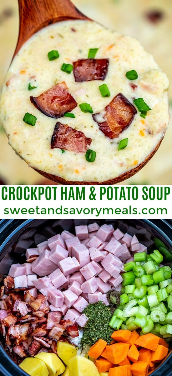 Homemade ham and potato soup. 