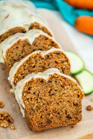 Carrot zucchini bread