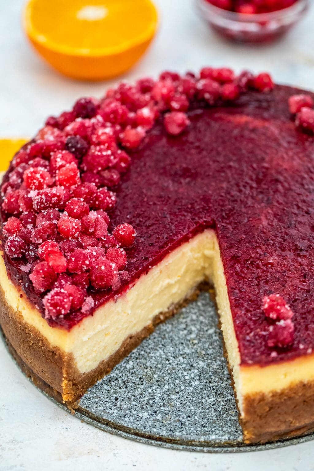 Cranberry Cheesecake Recipe [Video] - Sweet and Savory Meals