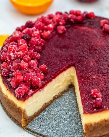 Cranberry Cheesecake