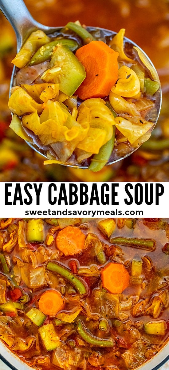 Easy Cabbage Soup Video - Sweet and Savory Meals