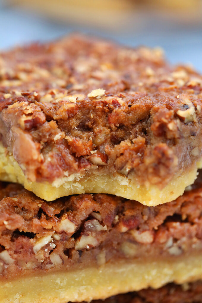 Easy pecan pie bars