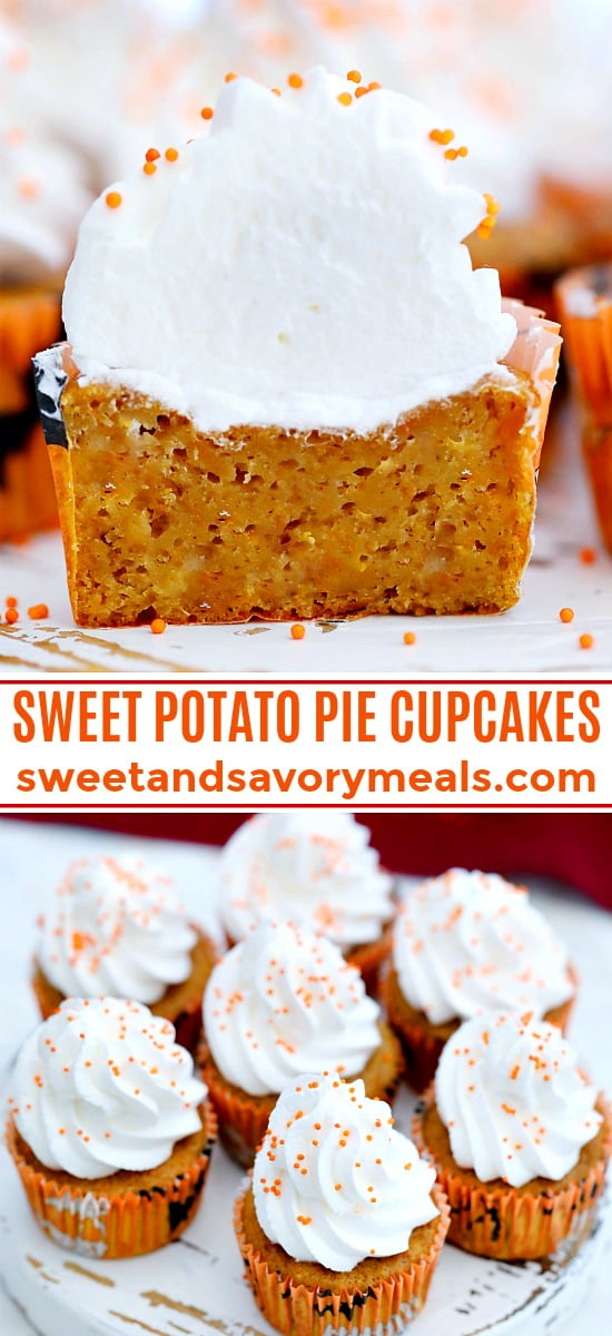 Sweet Potato Pie Cupcakes