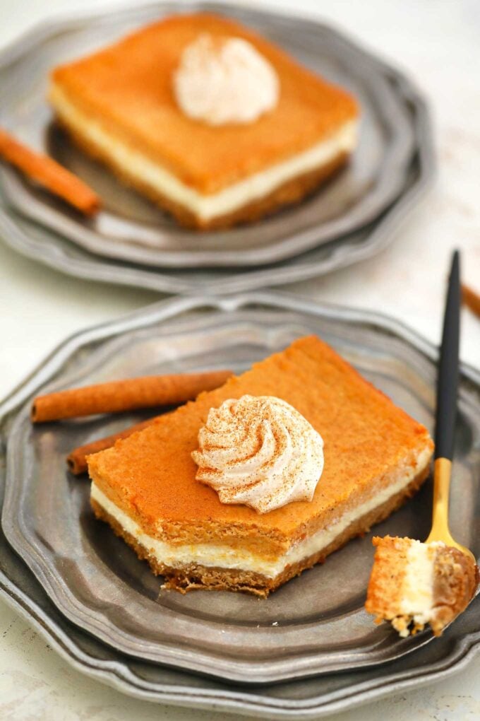 Sweet potato cream cheese bars