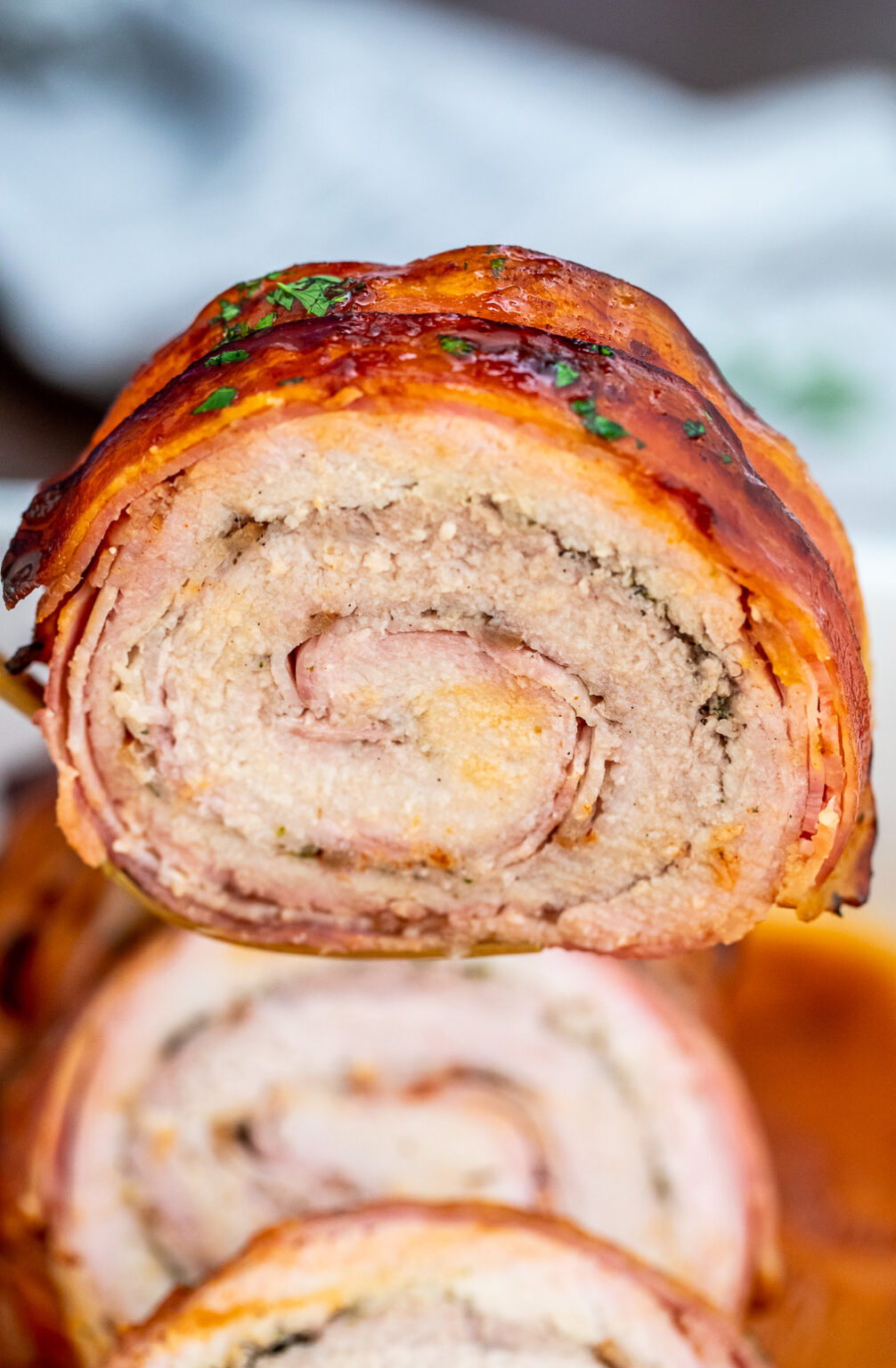 Bacon Wrapped Pork Loin [Video] - Sweet and Savory Meals