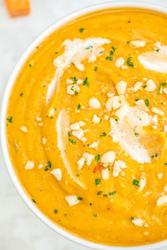 creamy sweet potato soup