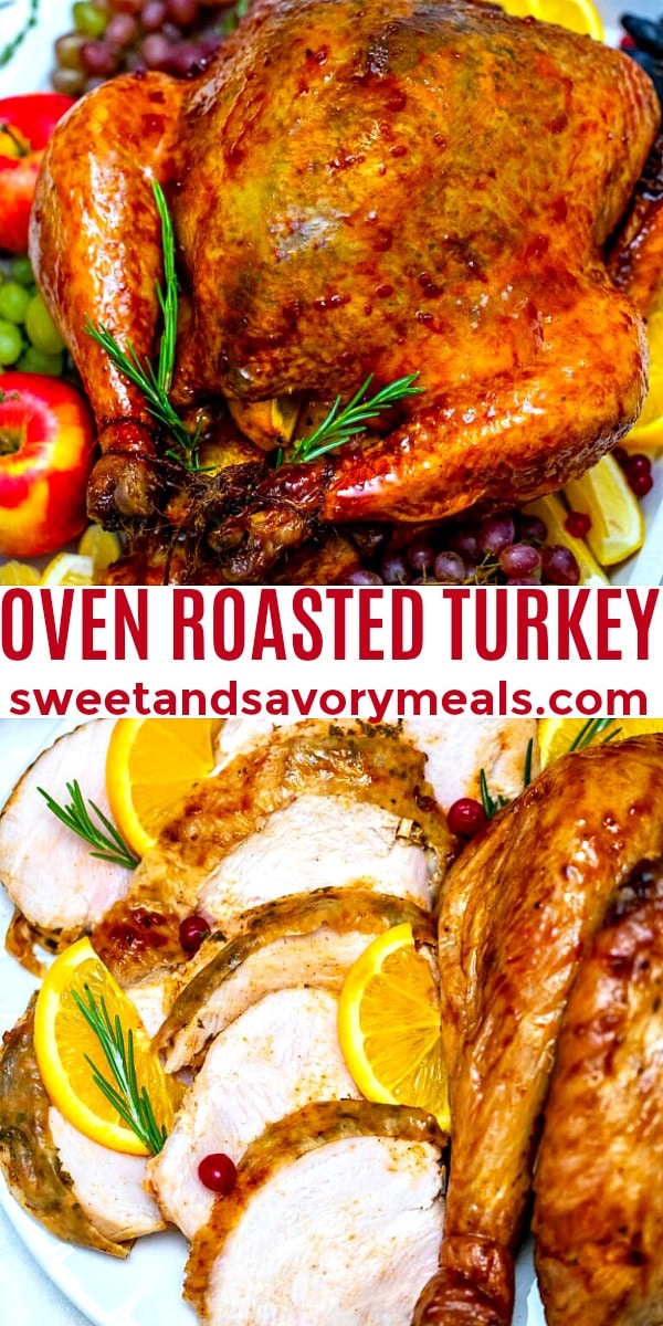 easy oven roasted turkey pin