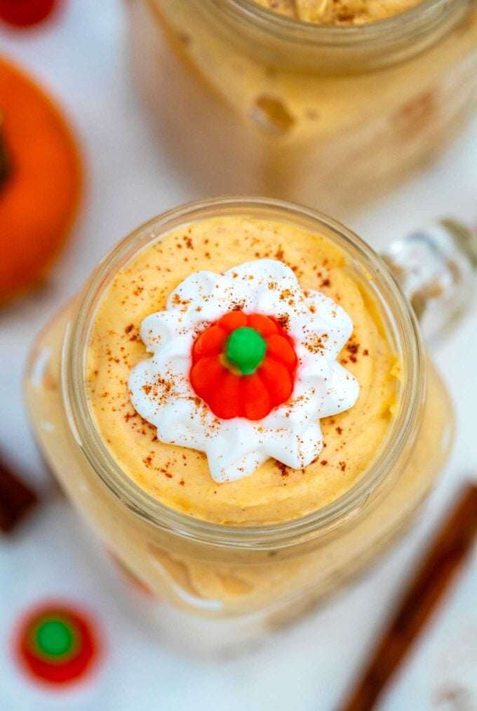 Fluffy pumpkin mousse recipe