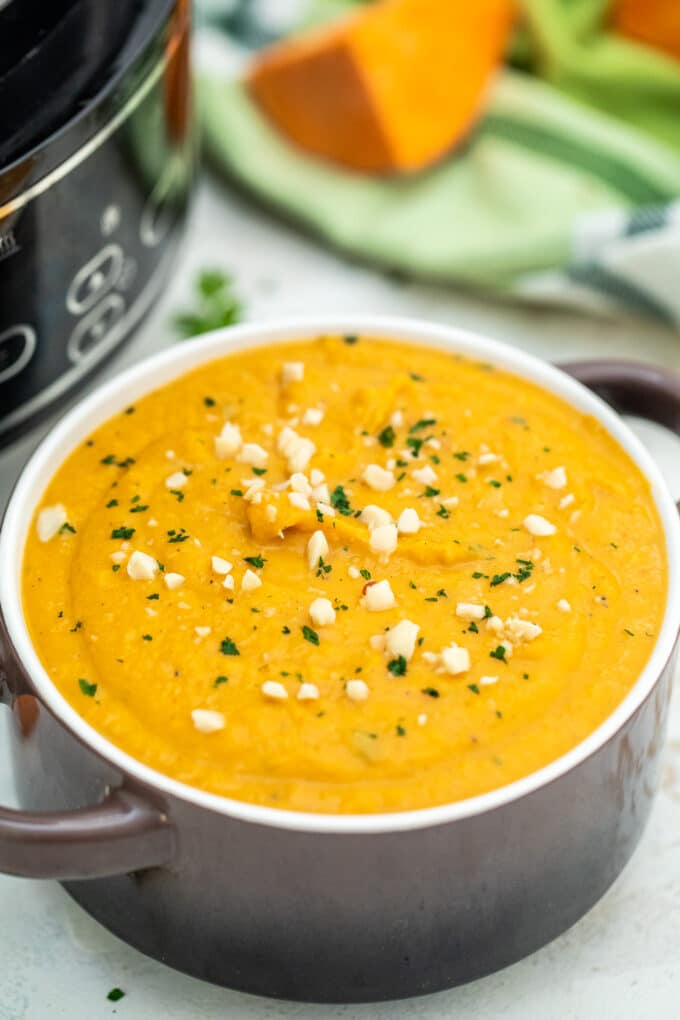 Slow Cooker Sweet Potato Soup 