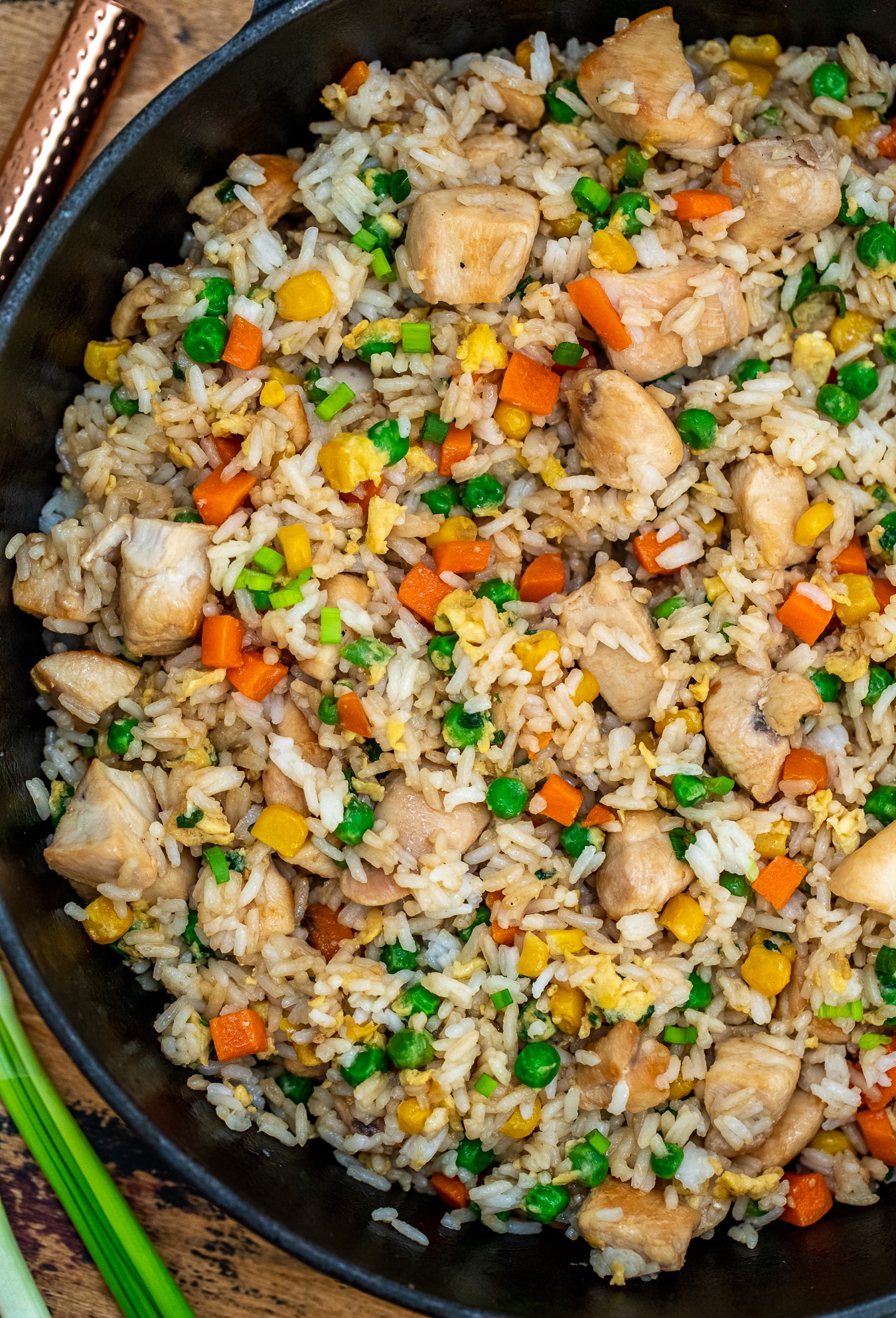 Takeout Style Chicken Fried Rice (Video) Sweet and Savory Meals