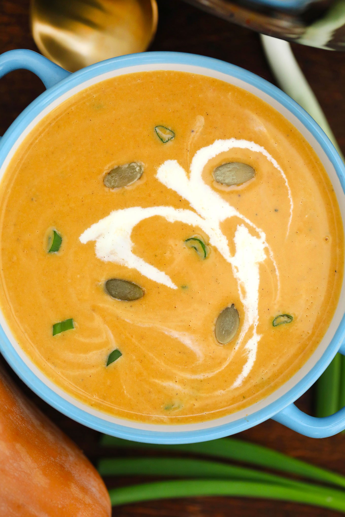 Instant Pot Roasted Butternut Squash Soup Sweet and Savory Meals