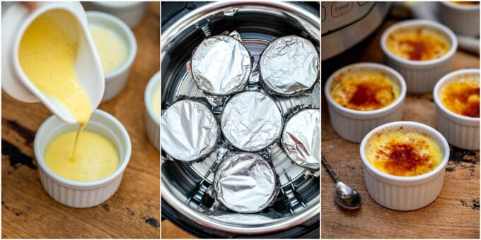 creme brulee in pressure cooker