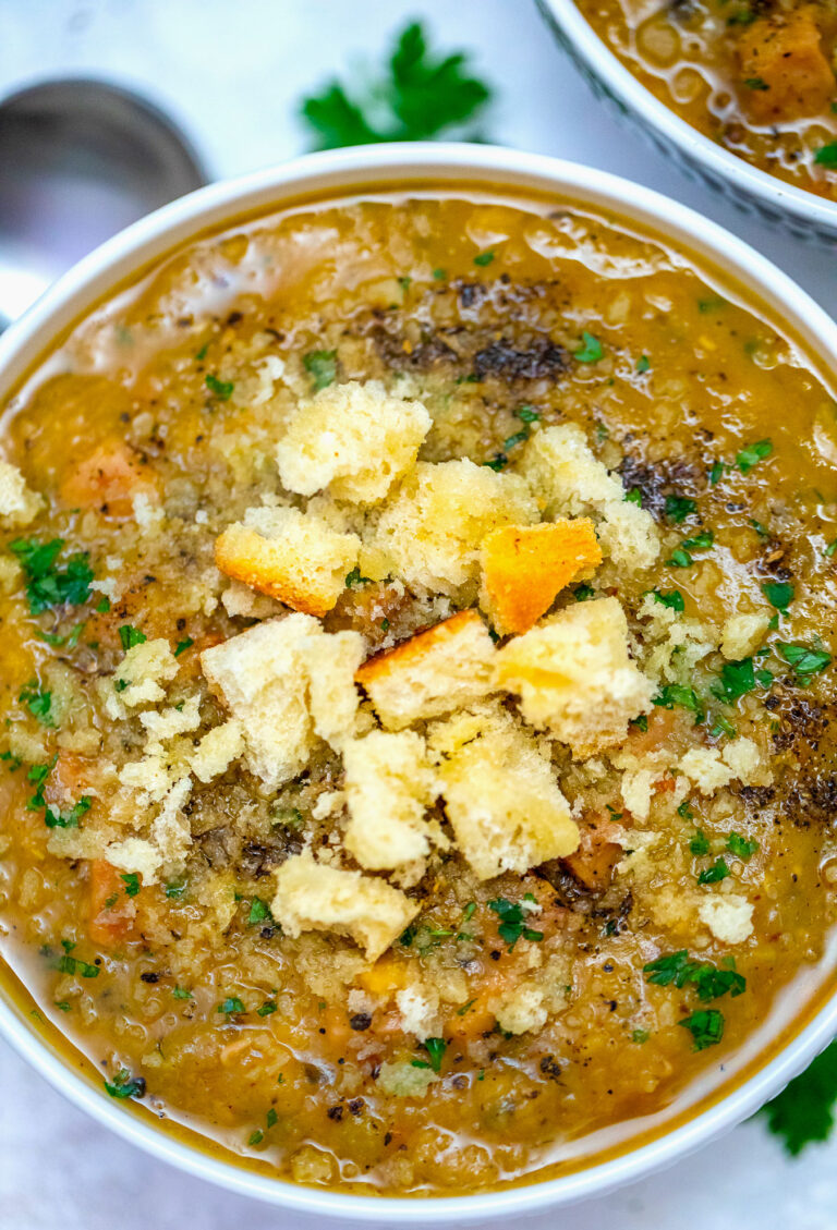 Slow Cooker Ham Split Pea Soup Sweet and Savory Meals