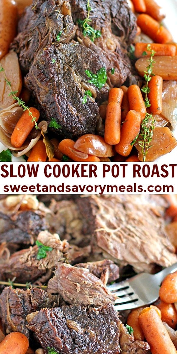 easy slow cooker pot roast pin