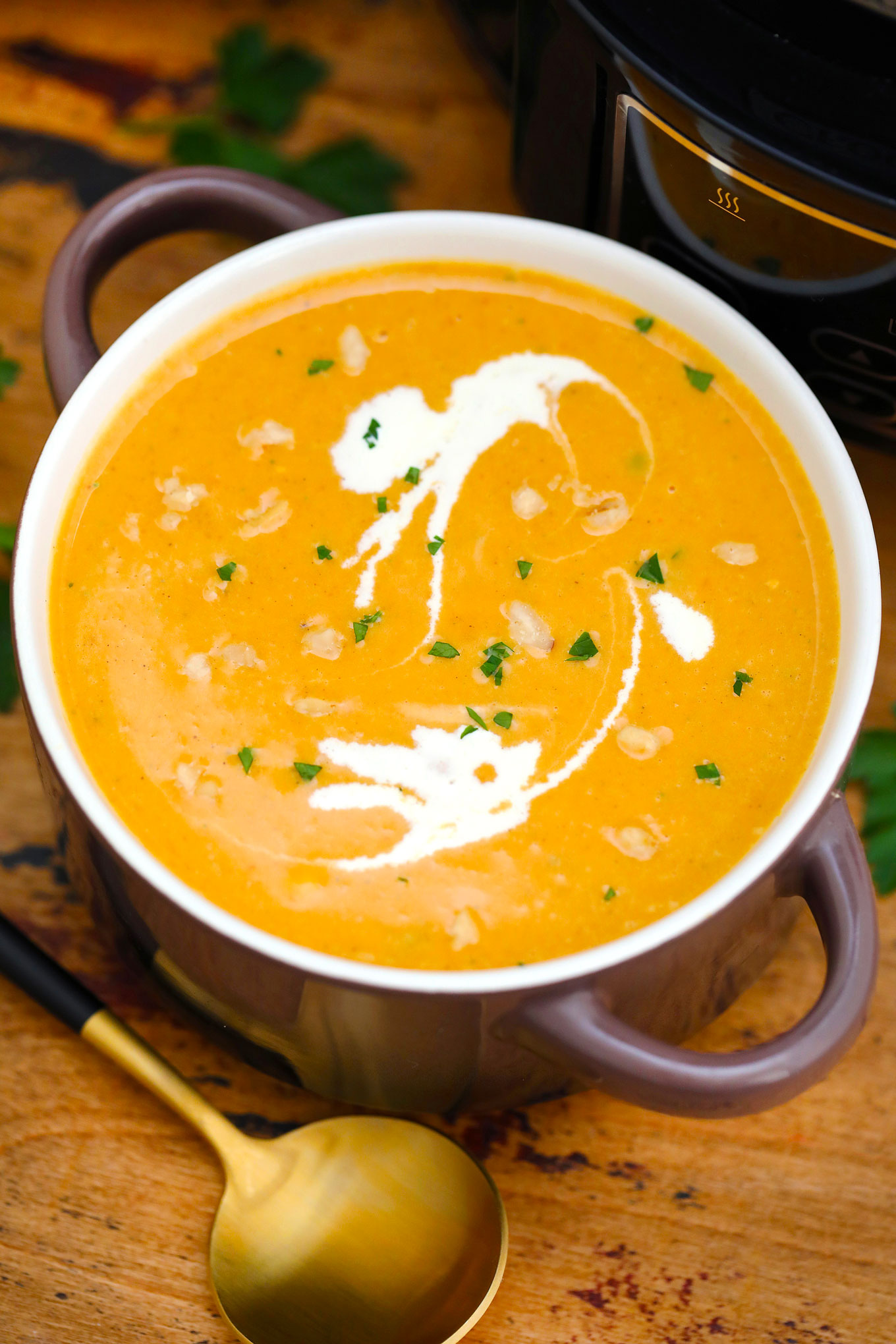 Best Cooker Roasted Butternut Squash Soup Recipe - S&SM