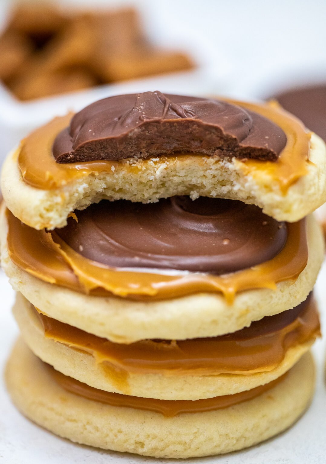 Easy Twix Cookies - Sweet And Savory Meals