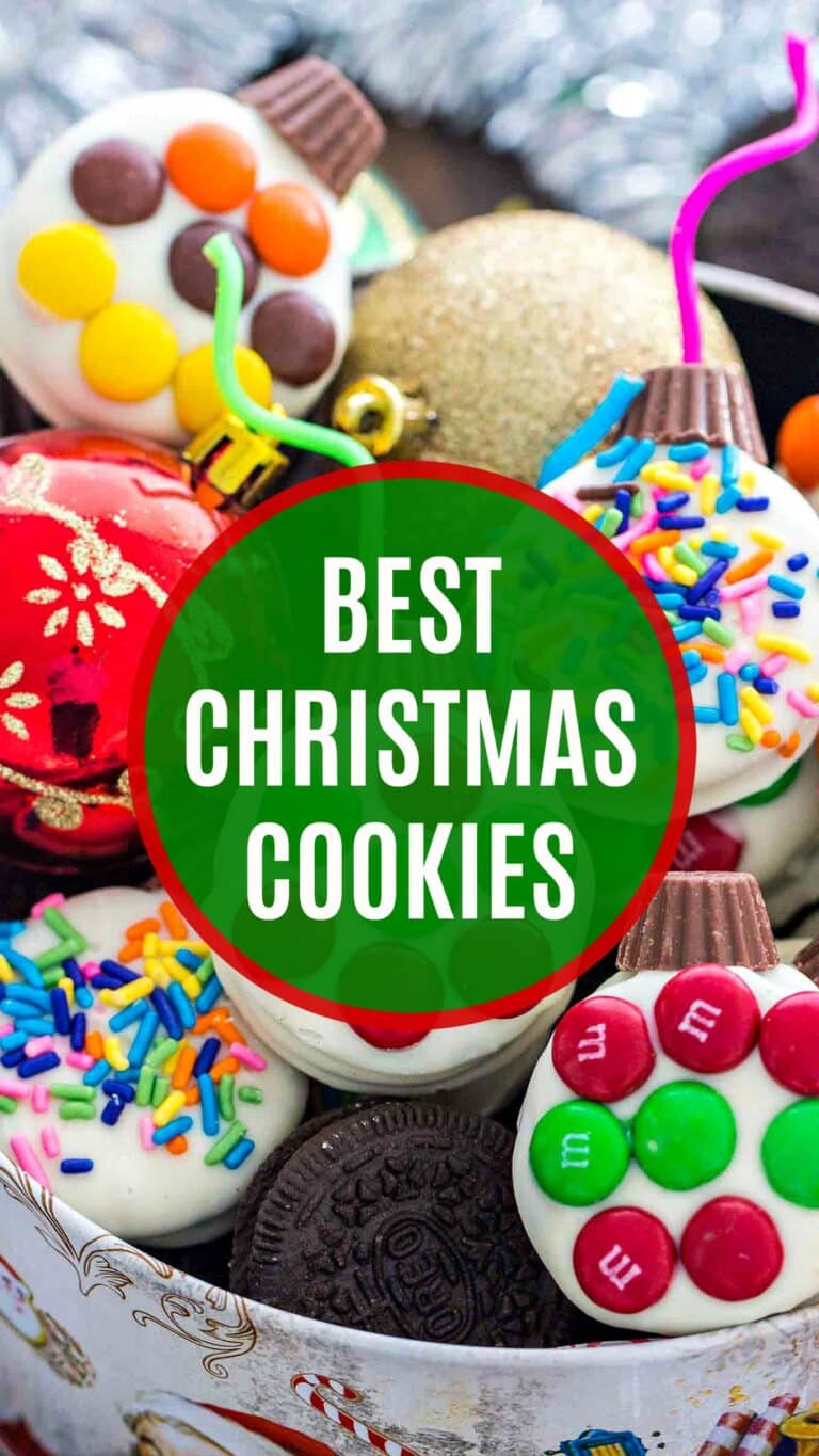 Best Christmas Cookies Roundup #christmas #christmascookies #cookierecipes #christmasrecipes #sweetandsavorymeals