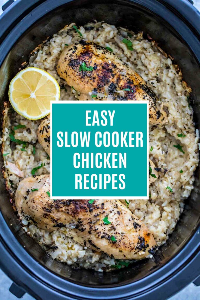 Best Crockpot Chicken Recipes. #crockpotrecipes #slowcookerrecipes #chickenfoodrecipes #chickenrecipes #roundup #sweetandsavorymeals